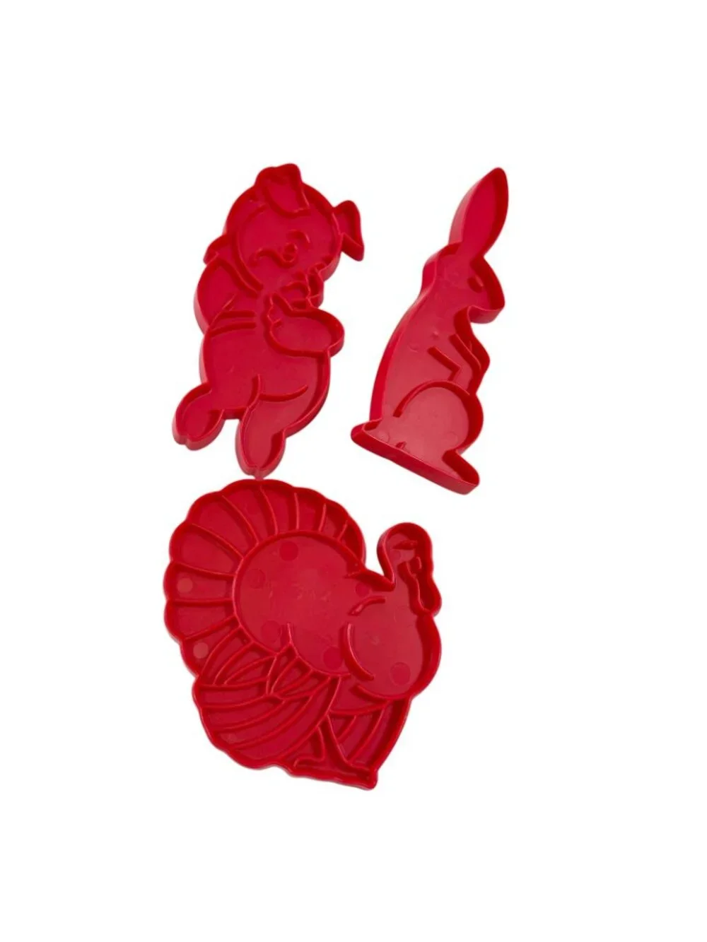 Cookie Cutters Lot of 32 Cartoon Christmas Tom Jerry Droopy Dog Animals Vintage